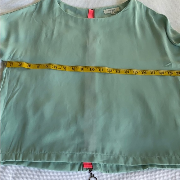 Umgee woman’s top size S zipper long sleeves teal - Picture 10 of 11
